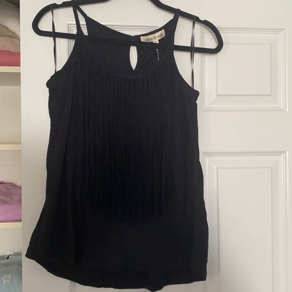 Olive & Oak Fringe Tank